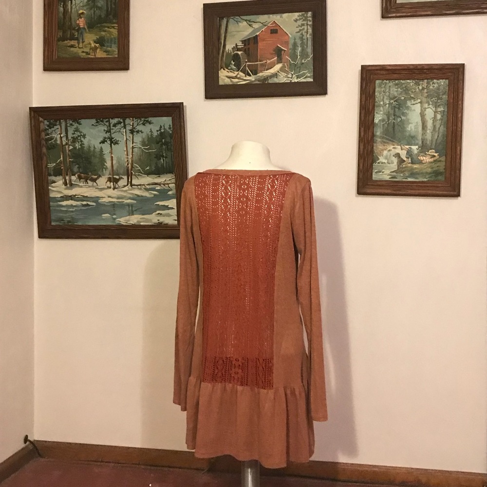 Burnt Orange Altar’d State Tunic Shirt